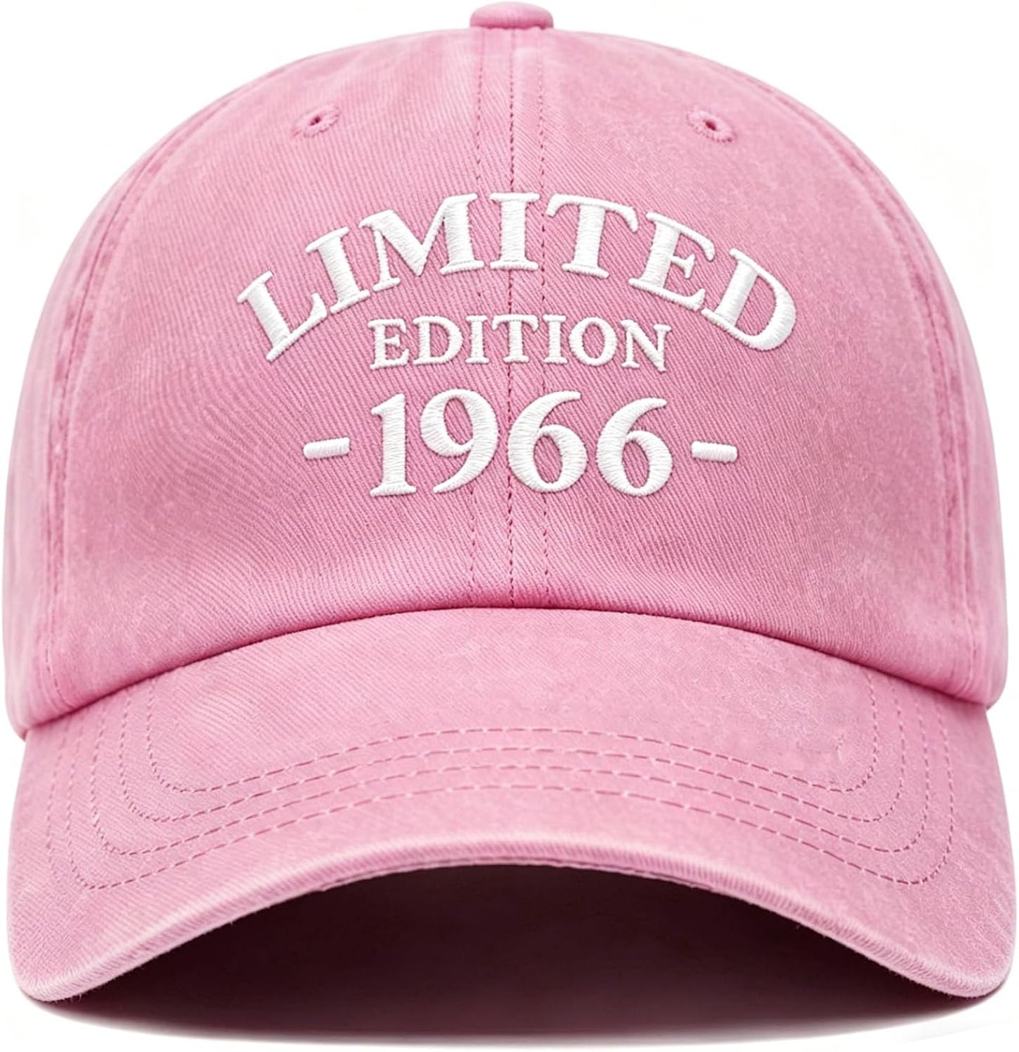 60th Birthday Gifts for Men Women, Vintage 1966 Baseball Cap, Adjustable Washed Cotton Embroidered Hat