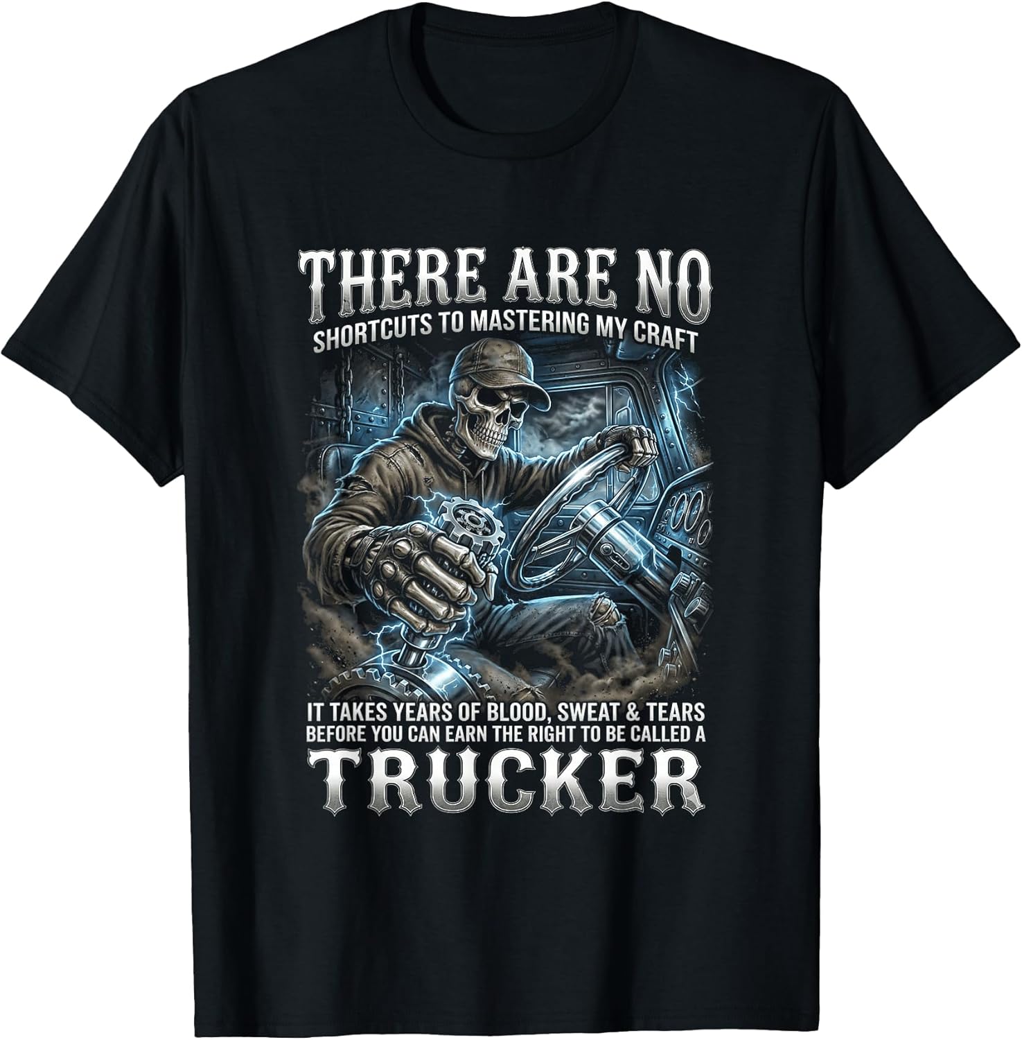 Skeleton Trucker Big Rig