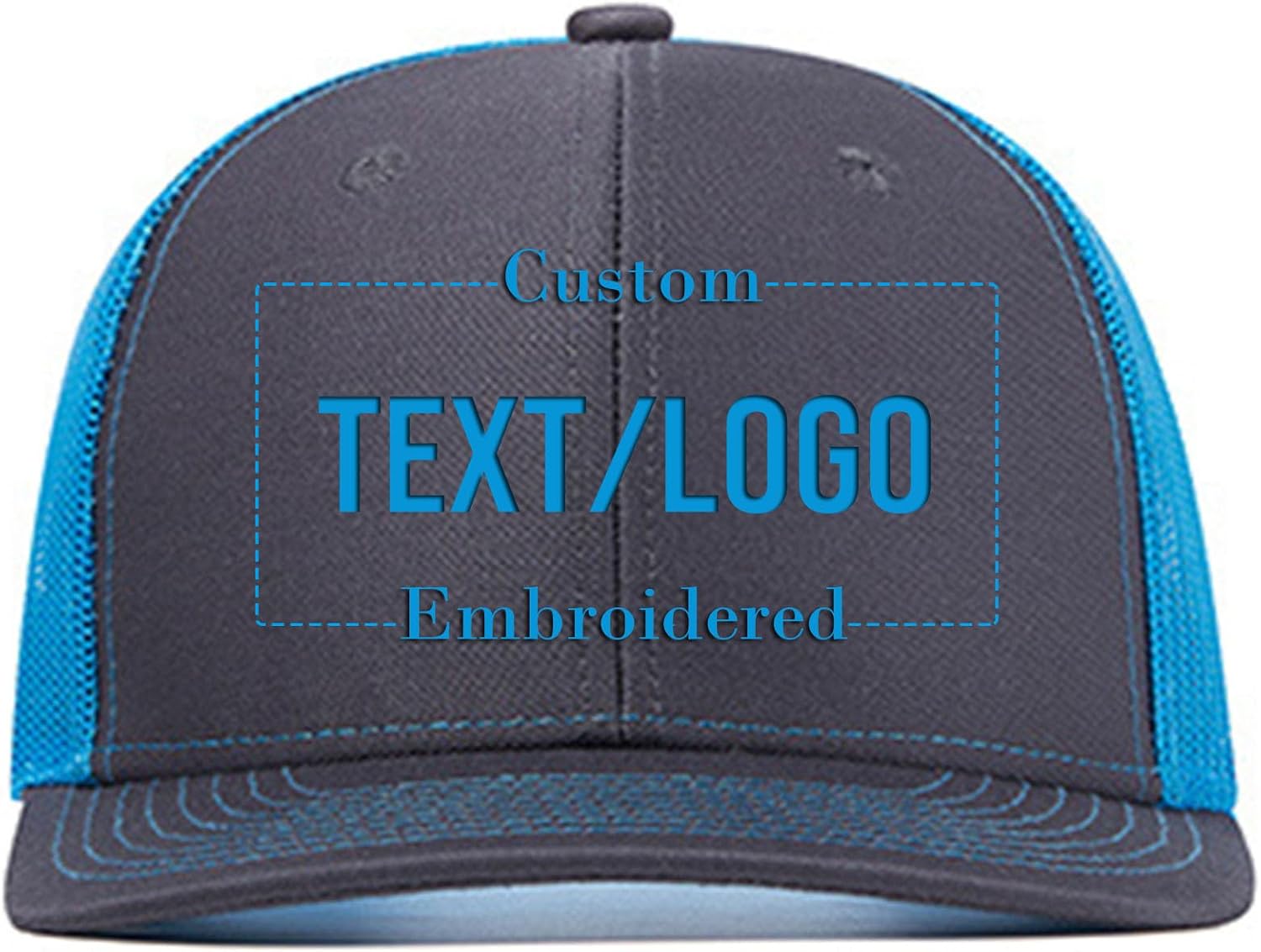 Custom Trucker Hat Add Your Own Text or Logo | Personalized Trucker Cap | Embroidered Hat for Men Women Baseball Hat