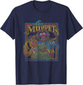 The Muppets Group Shot Retro Vintage Chest Poster T-Shirt