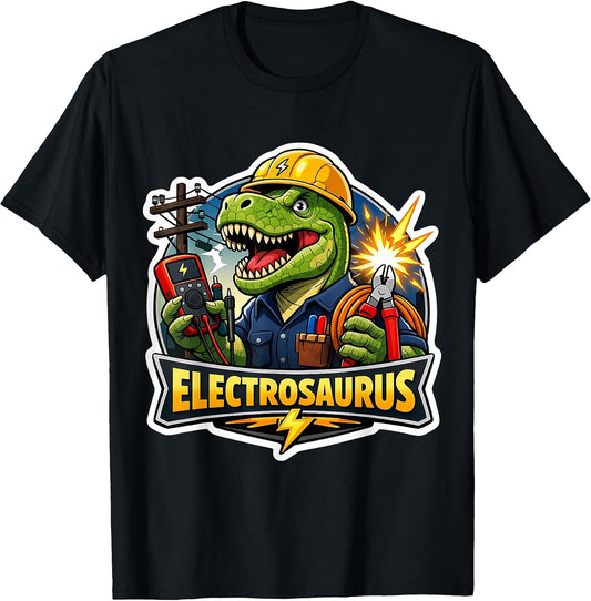 Electrosaurus Funny Electrician Dinosaur Merch
