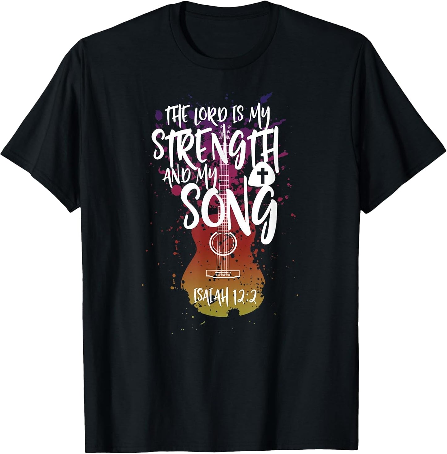 Christian Music Guitar Church Band Love God T-Shirt
