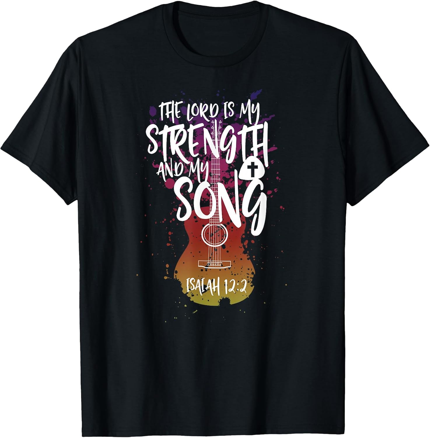 Christian Music Guitar Church Band Love God T-Shirt