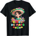 Otaku Girl Cinco De Mayo Mexican Fiesta 5 De Mayo Anime Girl T-Shirt