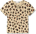 Girls Short Sleeve T-Shirt Summer Tops for Kids Green Capybara Crewneck Tee Graphic Outfits Size 6-18