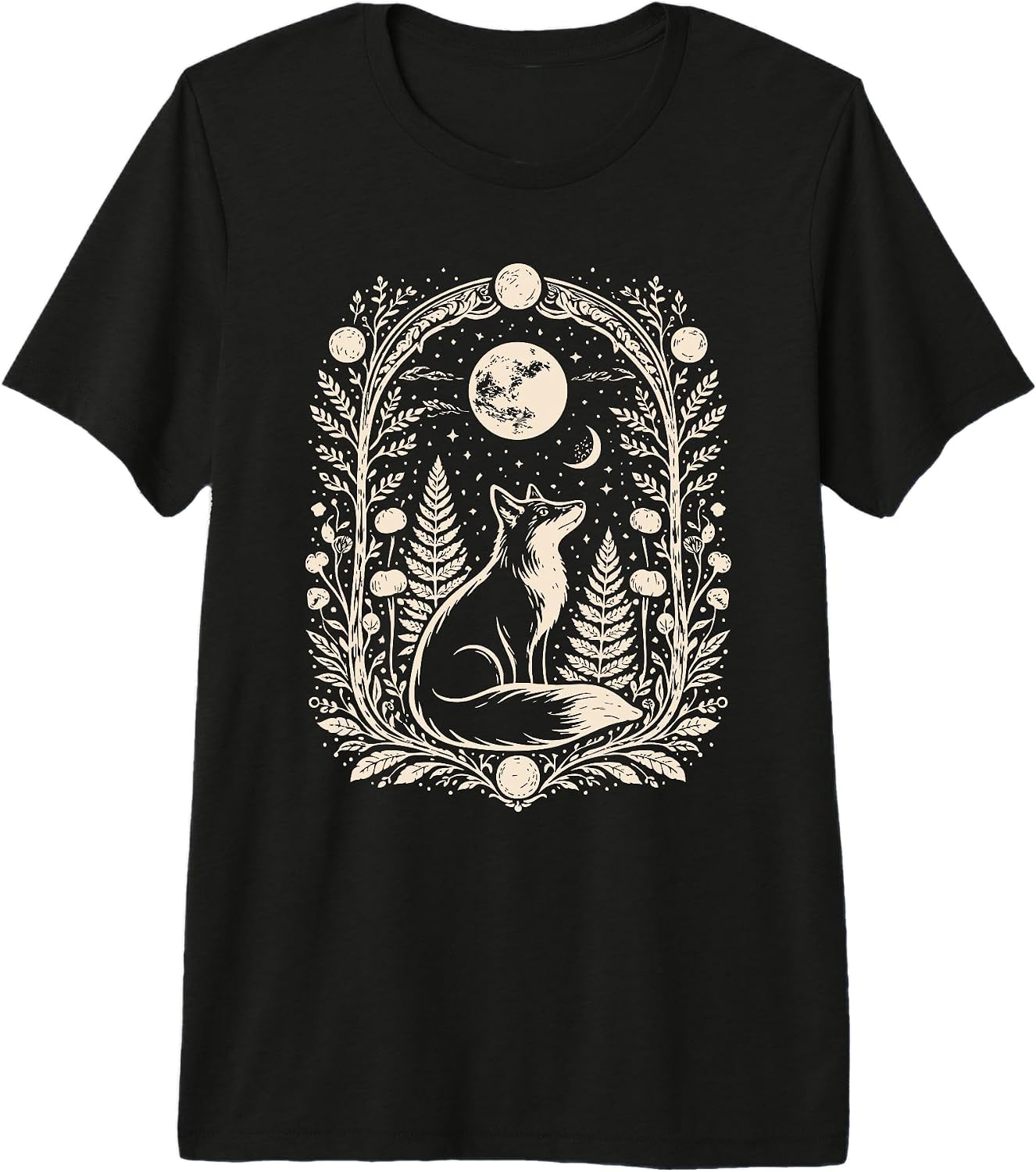Woodland Folk Nature Moon Animal Graphic Co