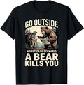 Outdoor Hiking Camping Humor Bear Joke