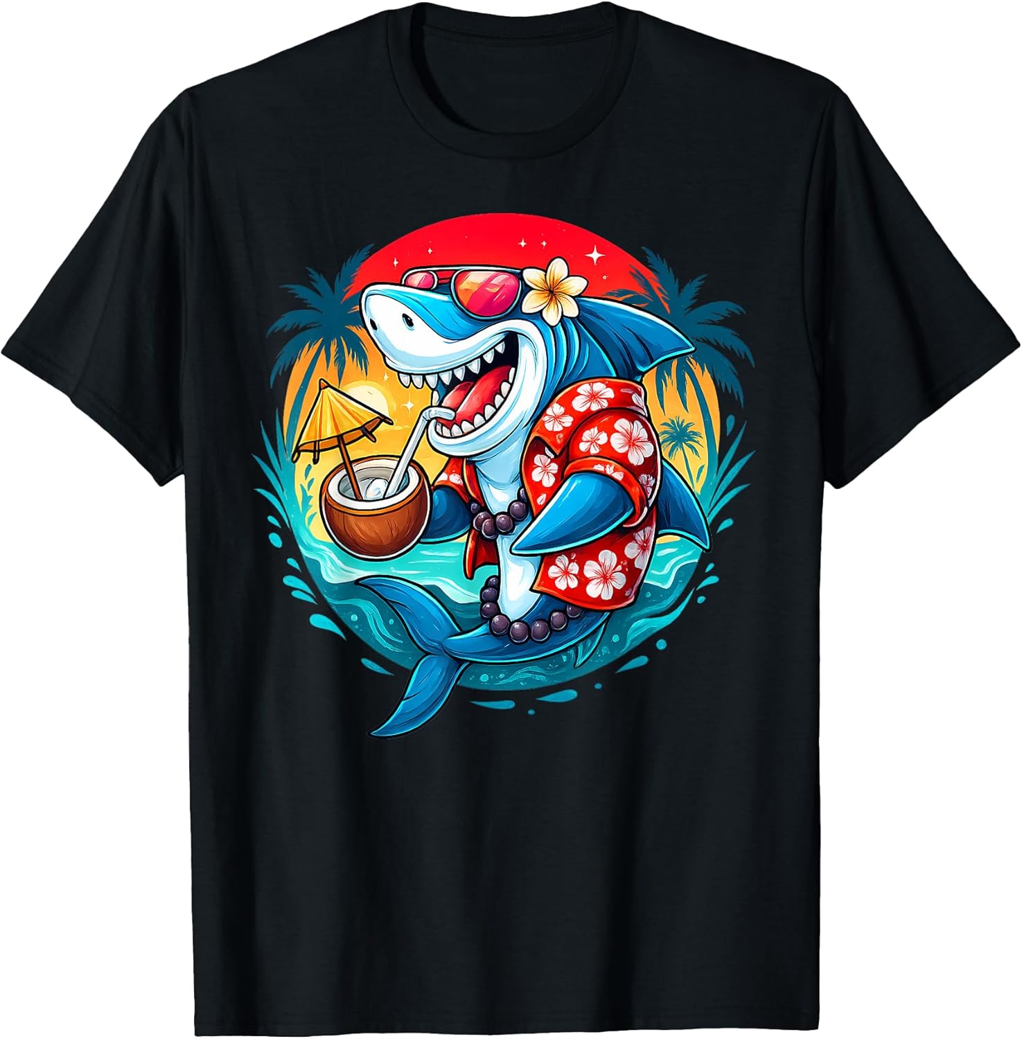 Island Getaway Cartoon Ocean Vacation Apparel Co.