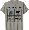 Know When to Hold 'Em Cow Funny Tee