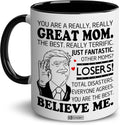 BECHUSKY Mothers Day Gift For Mom - Best Moms Coffee Cup - Moms Birthday Gift Ideas - Mom Mugs From Daughter, Son - Mother Day, Birthday Gifts For Mother, Mommy, Mama - Great Mommy Mug