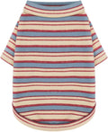 Stylish Striped Block Dog Shirt, Comfortable, Breathable, and Wrinkle-Resistant. Perfect Apparel for Small, Medium, & Large Dogs, a Must-Have for Pet Lovers L