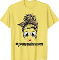 Pomeranian Dog Mom Messy Bun Leopard Women Puppy Pet Lover T-Shirt