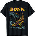 Funny Dinosaur Bonk Meme Prehistoric Humor Tees