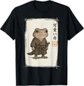 Samurai Frog Japanese Art Anime Funny Gifts Men Women Kid T-Shirt