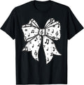 Music Notes Coquette Bow Music Teacher School Musician Band T-Shirt