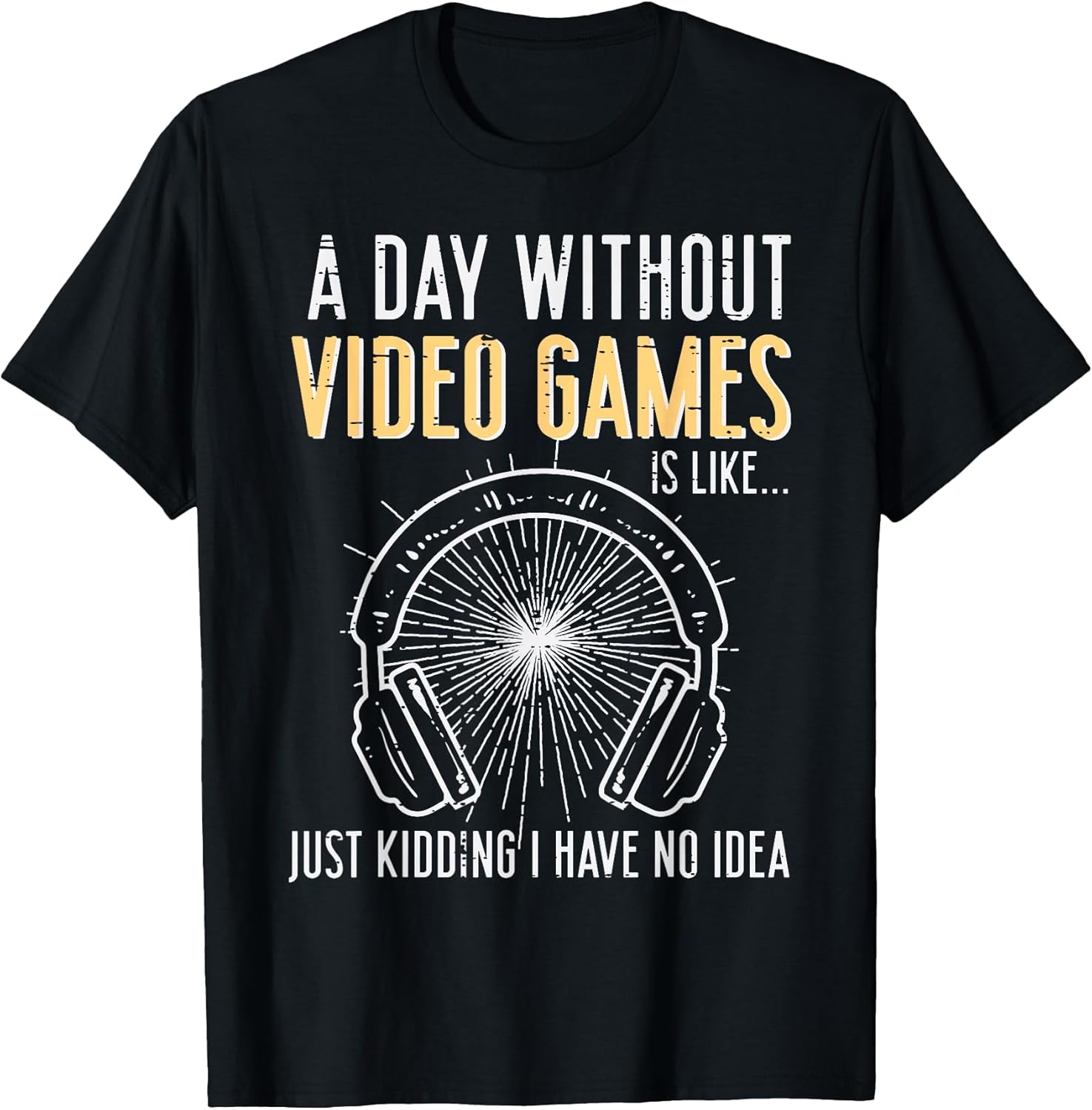 Gamer Day Without Video Games Gaming Boys Kid Men Teen Youth T-Shirt