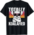 Retro Vintage Totally Koalafied Cute Koala Tees.