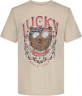 Boys' Short Sleeve Graphic Crew Neck T-Shirt, Soft, Comfortable, Relaxed Fit