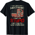 Vintage I'm A Mechanic US Flag Christmas Men LVC