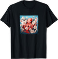 Octopus With Flowers Around Boho Style Merch