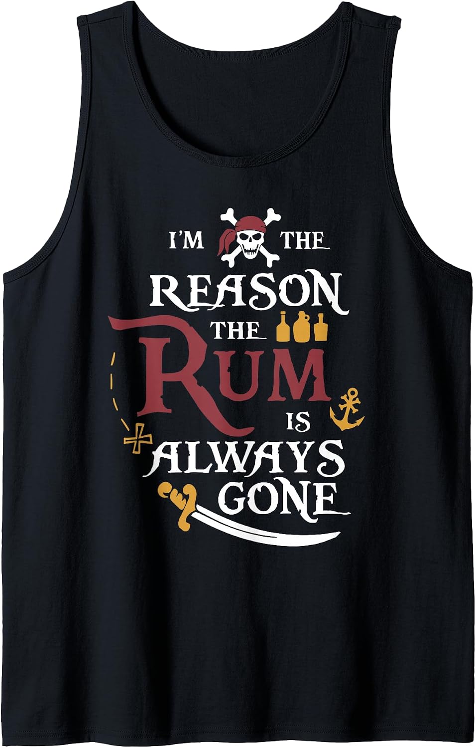 Funny Pirate Rum Tee Shirt