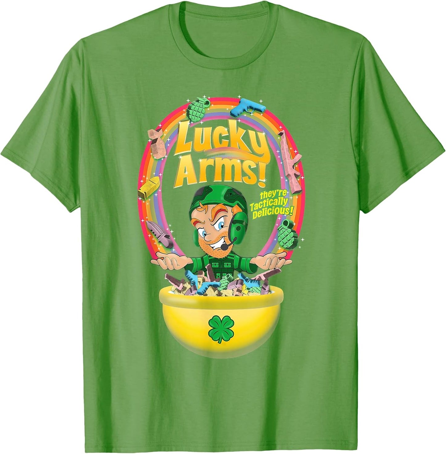 Funny Lucky Arms Tee Shirt