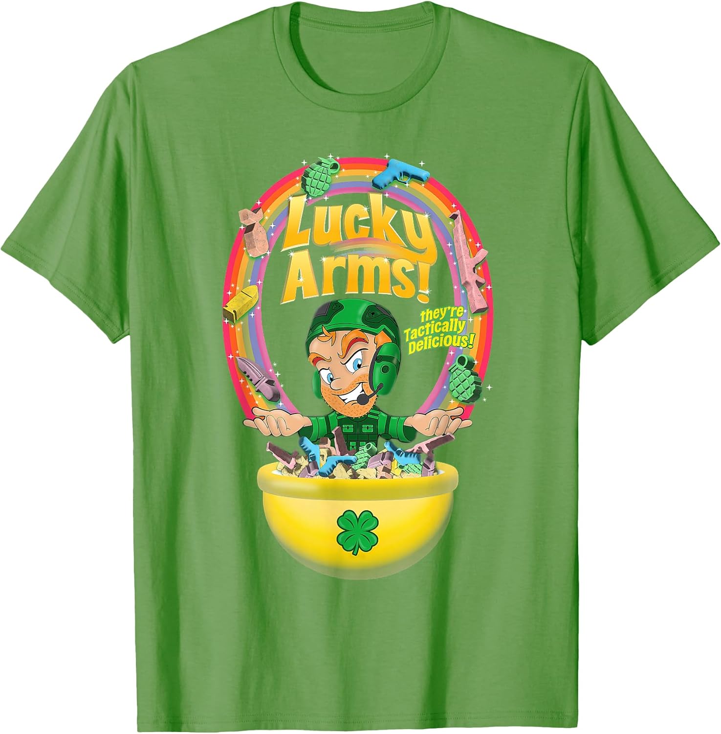 Funny Lucky Arms Tee Shirt