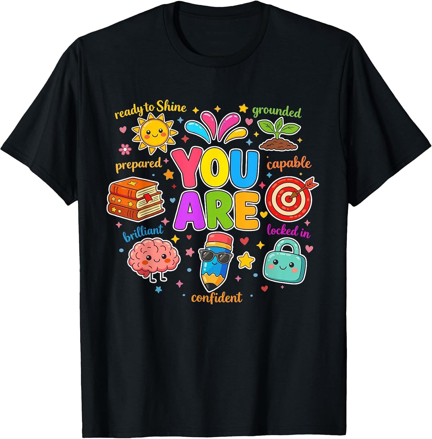 Motivational Testing Teacher Encouragement Test Day Students T-Shirt