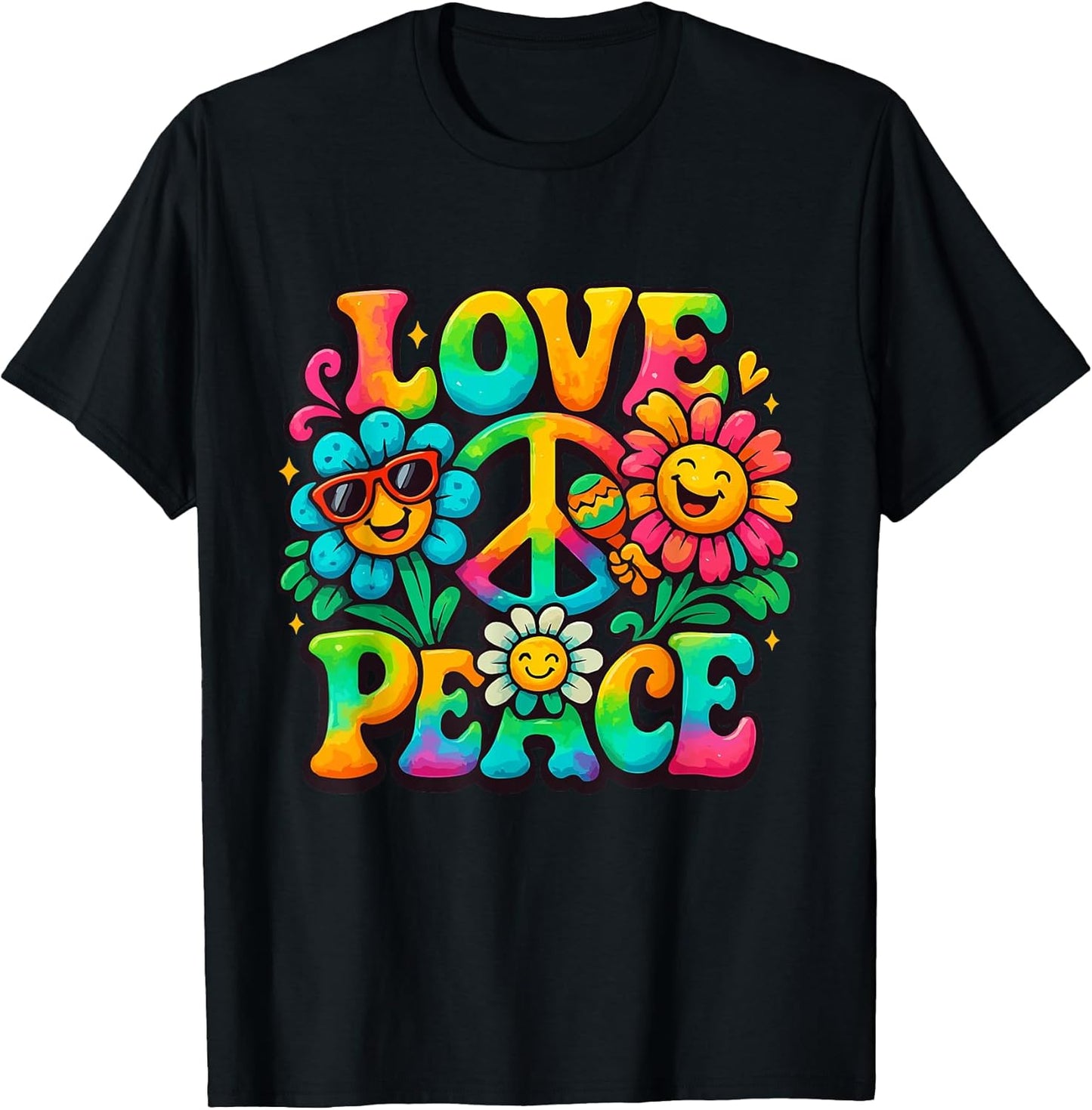 Peace Sign Hippie Lover Tie Dye Clothes