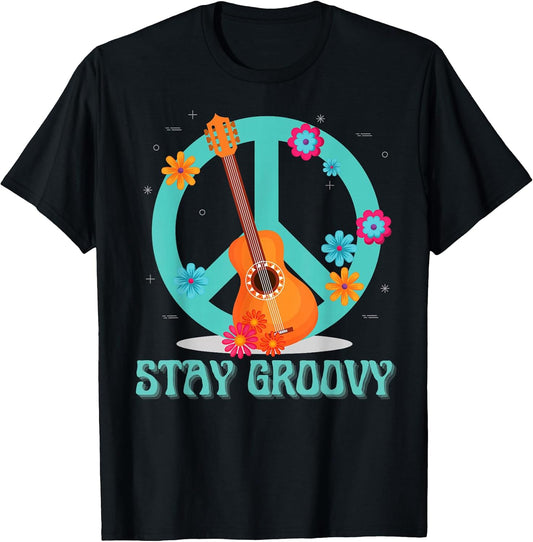 Vintage Hippies Life Love Music Apparel & Merch.
