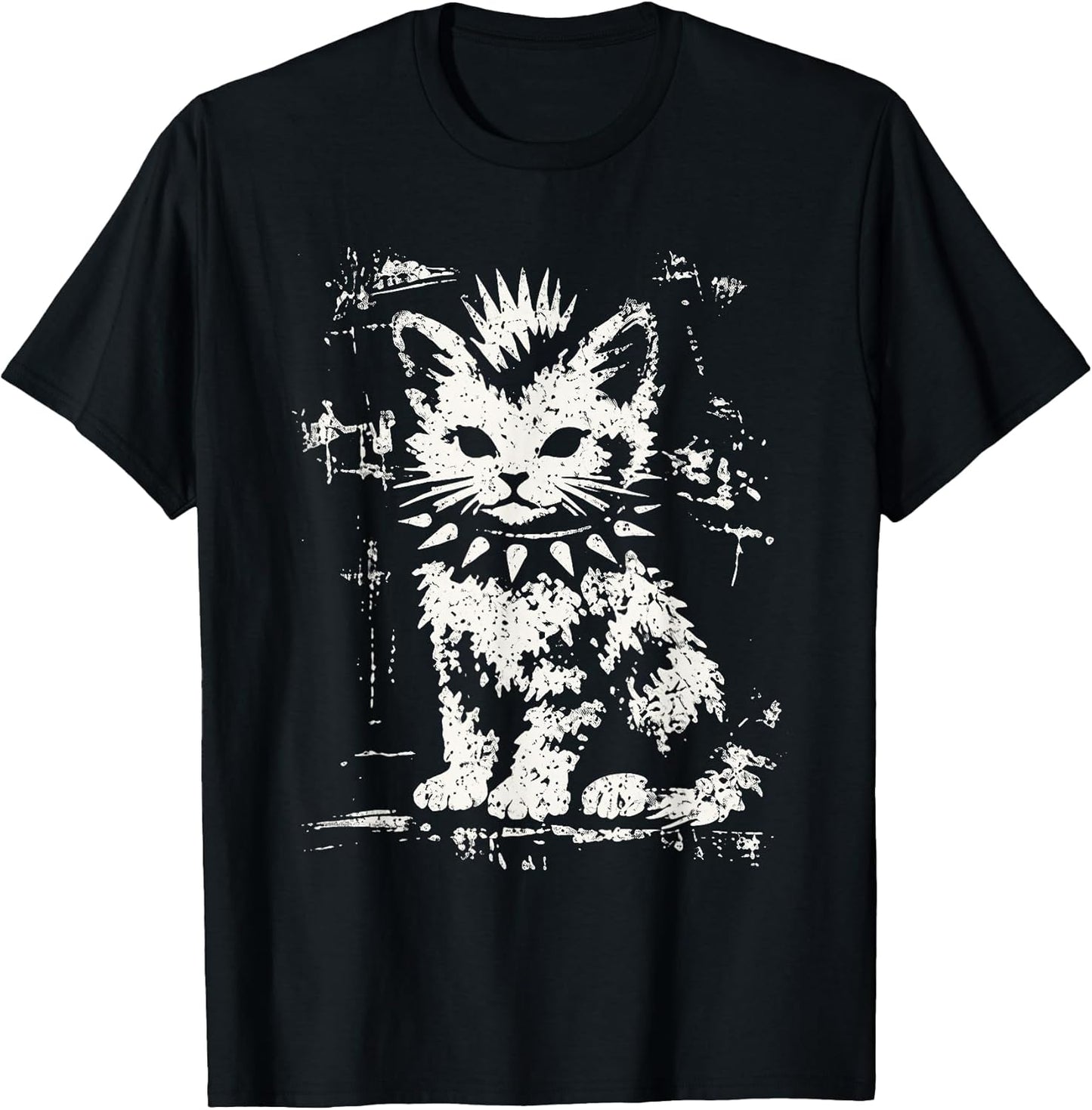 Punk Cat Rebel Alternative Cat Lover Tee
