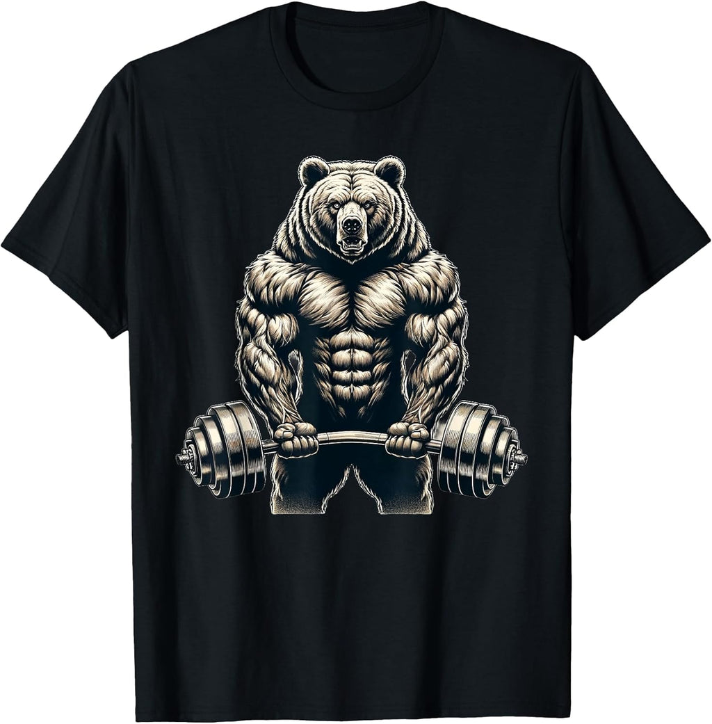 Bear Powerlifting Weightlifting Gym Apparel