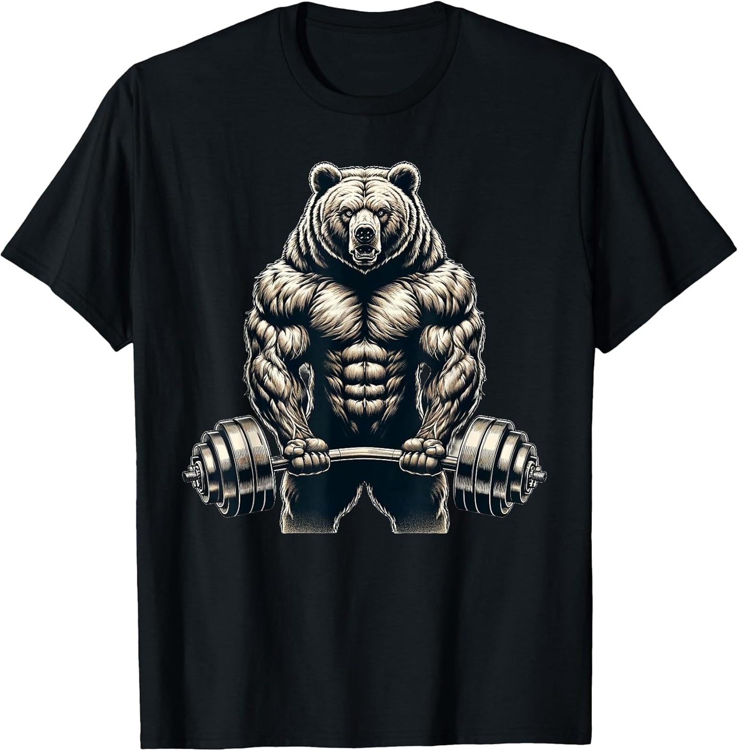 Bear Powerlifting Weightlifting Gym Apparel