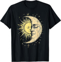 Boho Mystical Sun and Moon Aesthetic Celestial Vintage T-Shirt