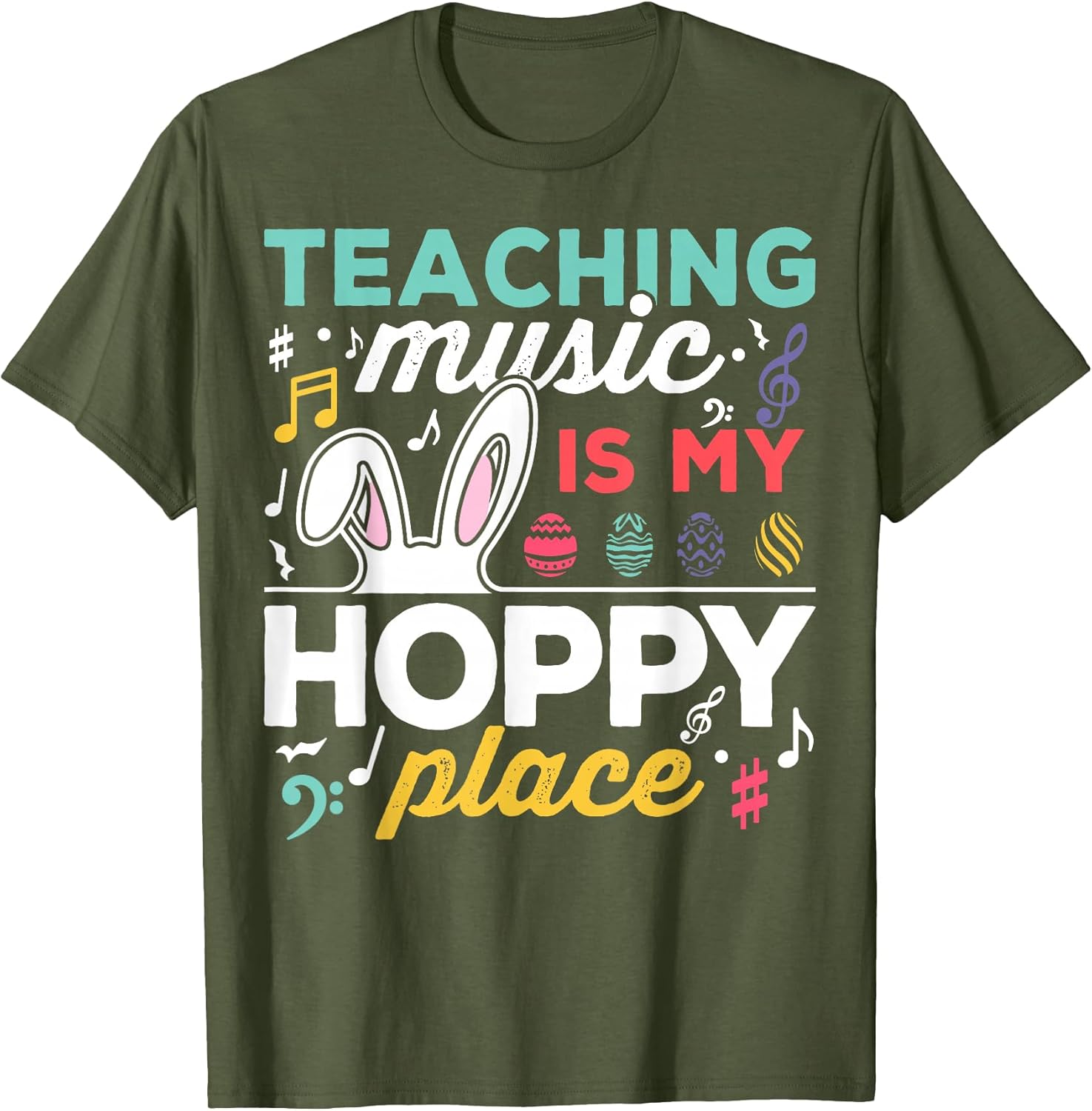 Easter music teacher shirt guitar teacher gifts