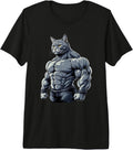 Cat Weightlifting Powerlifting Gym Workout Apparel
