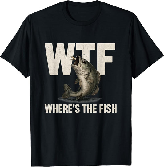 Retro Funny WTF Fishing Vintage Art