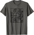 Black Roses Aesthetic Clothing Soft Grunge Clothes Goth Punk T-Shirt Small