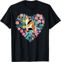 Calico Cat Flowers Calico Cat Owner Calico Cat Lover T-Shirt