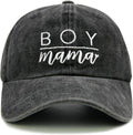 Boy Mama Baseball Cap for Women, Adjustable Cotton Embroidered Mom Hat, Funny Gift for Mothers Day, Birthday