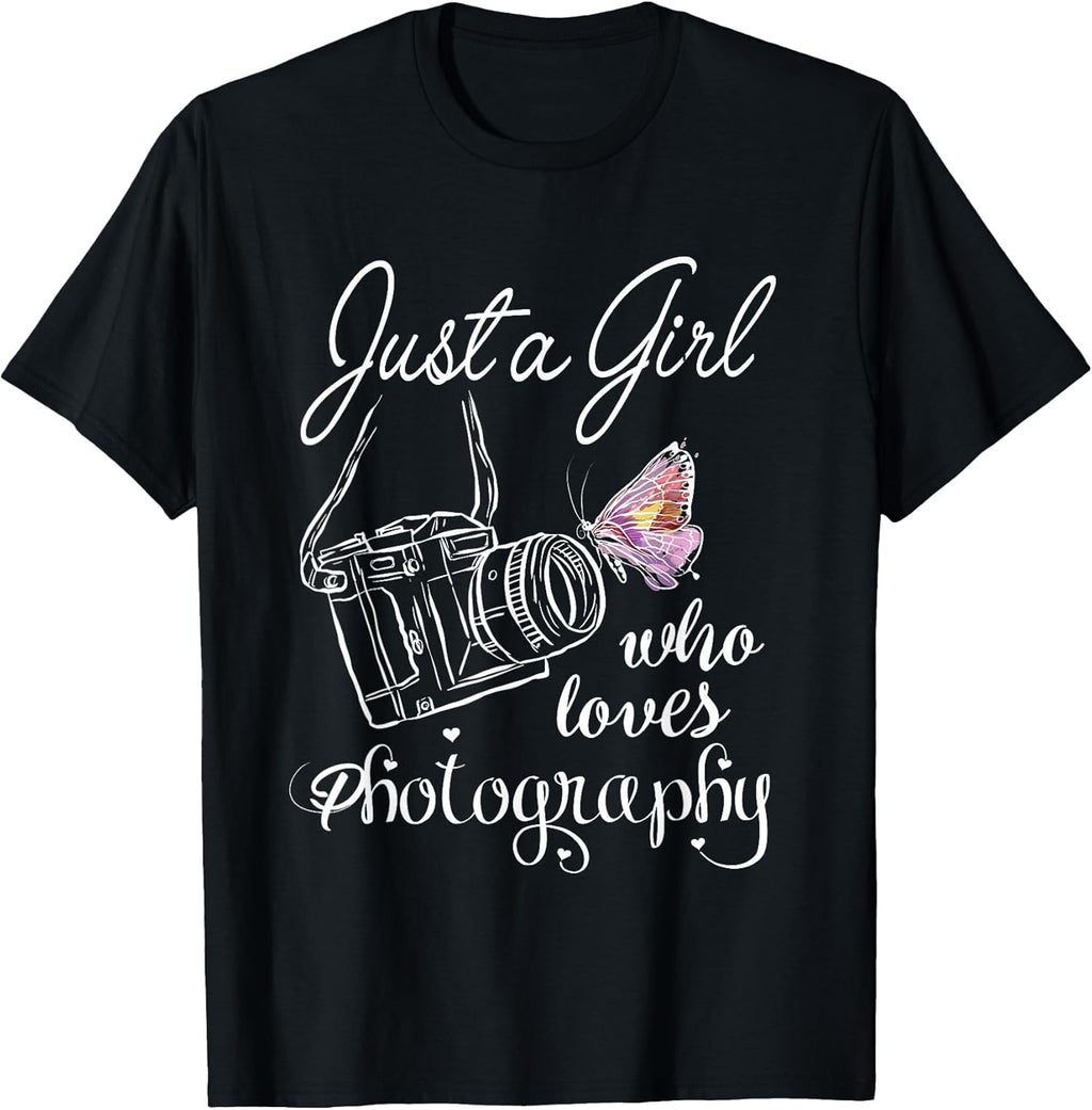 Girl Who Loves Photography Shirts