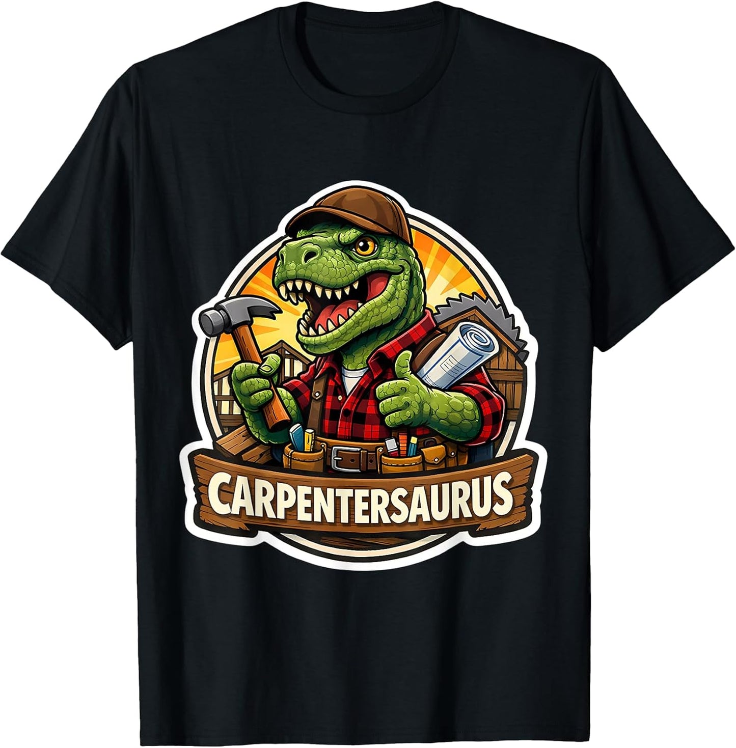 Carpentersaurus Carpenter T Rex Dinosaur Merch