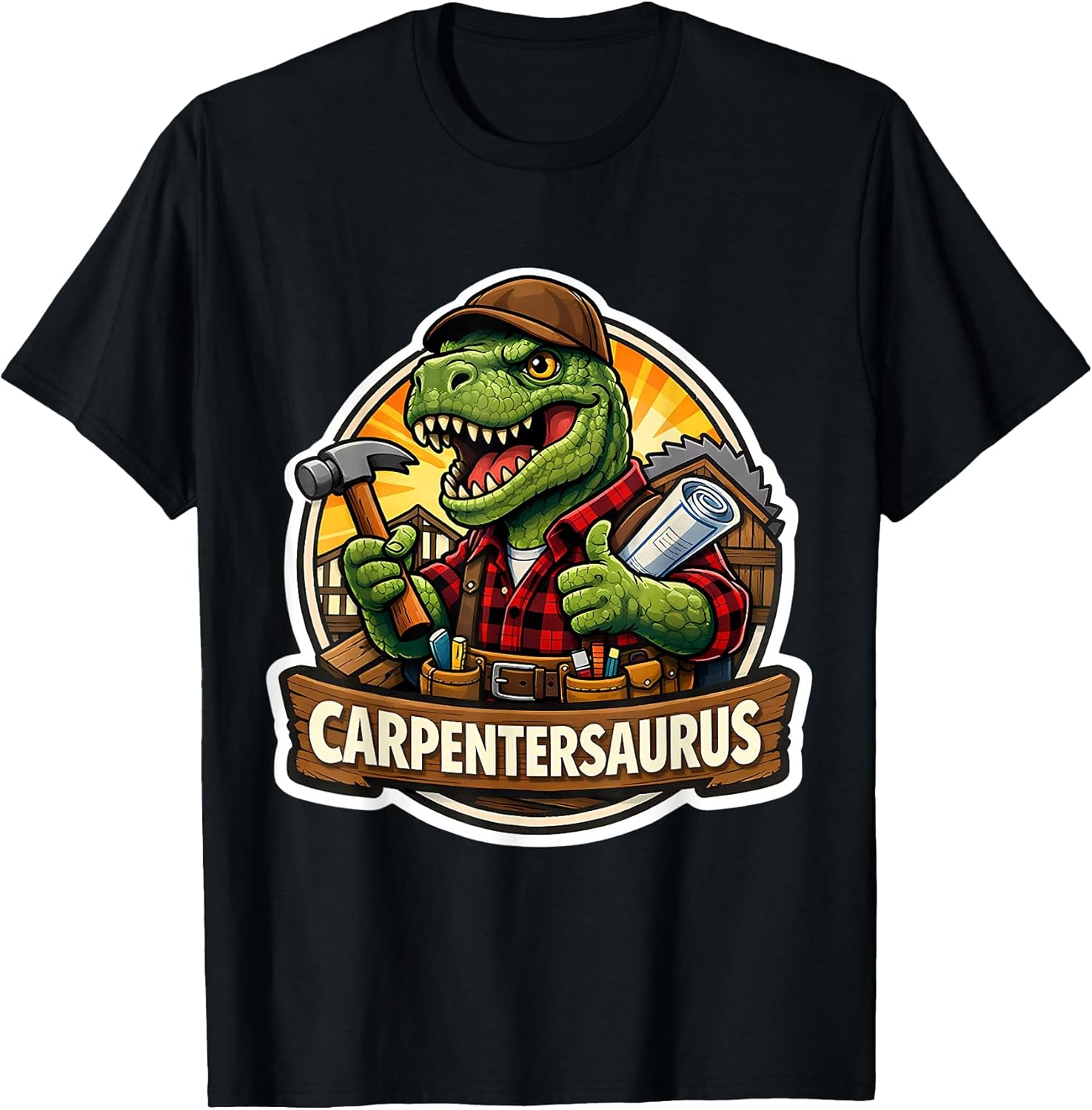 Carpentersaurus Carpenter T Rex Dinosaur Merch