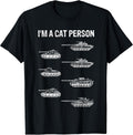 Funny 7 Cats I'm A Cat Person German Tanks Joke