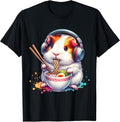 Funny Guinea Pig, Ramen And Music Lover