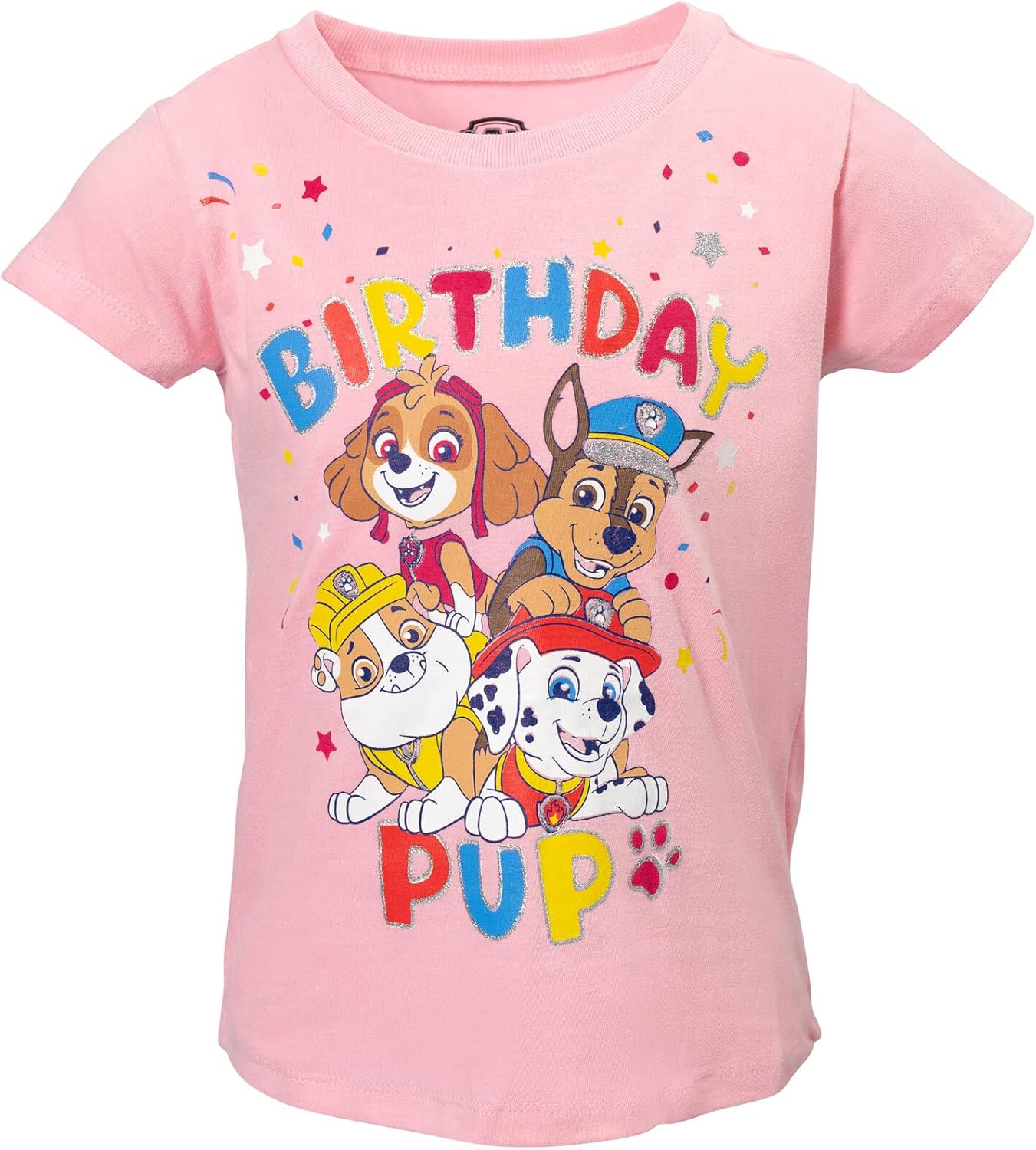 Birthday Christmas Girls T-Shirt Toddler to Big Kid Sizes (2T - 10-12)