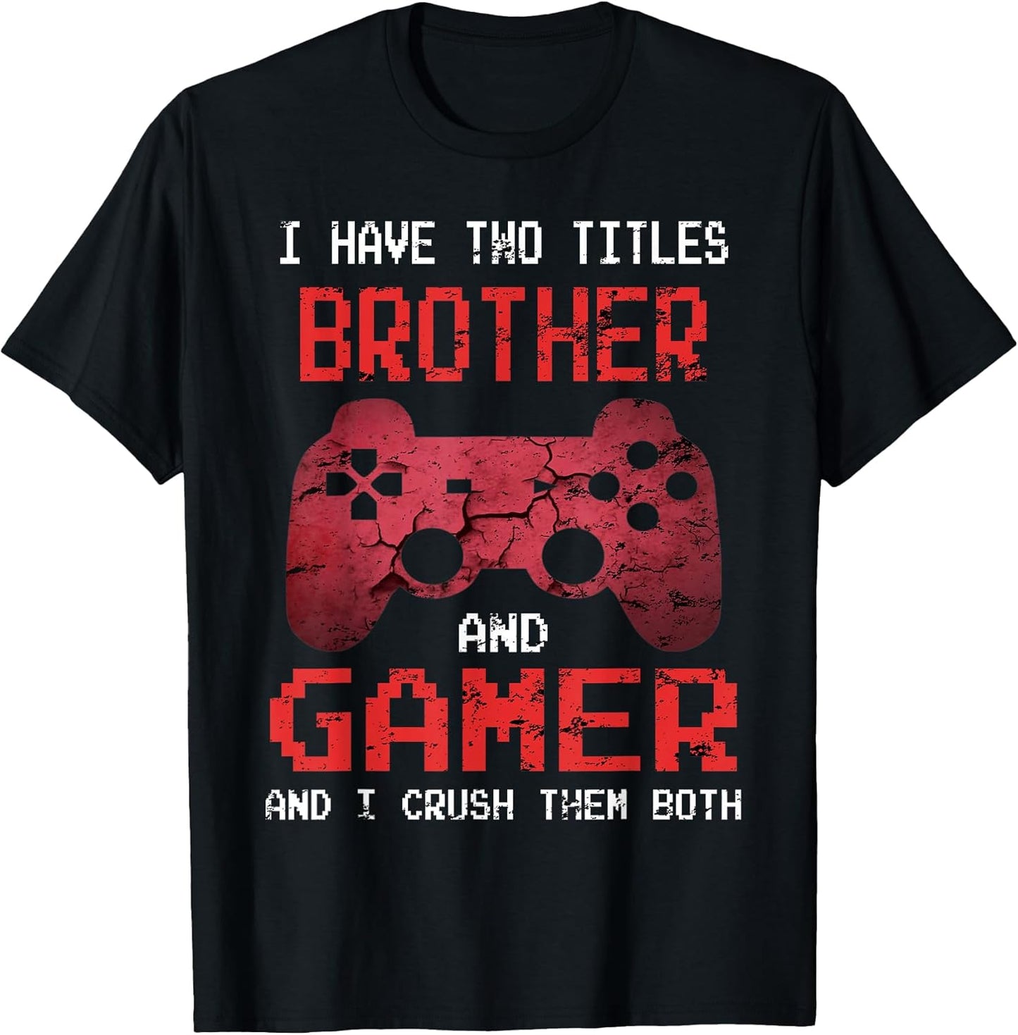 Funny Gamer Vintage Video Games for Boys Brother Son T-Shirt Small