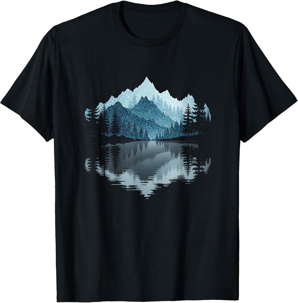 Mountain Landscape Reflection Forest Trees
