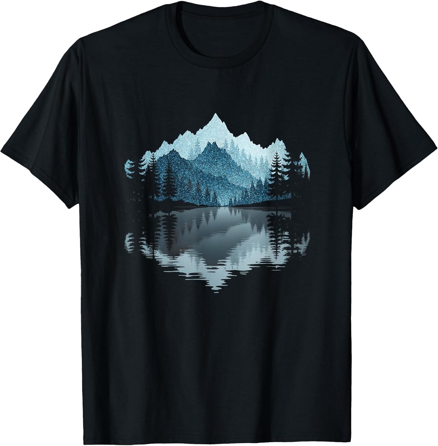 Mountain Landscape Reflection Forest Trees