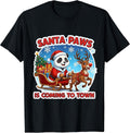 Santa Paws Is Coming To Town Christmas Panda Merch